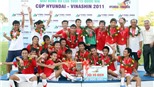 CK U15 QG - Cúp Hyundai Vinashin 2011: Chào tân vương Long An 